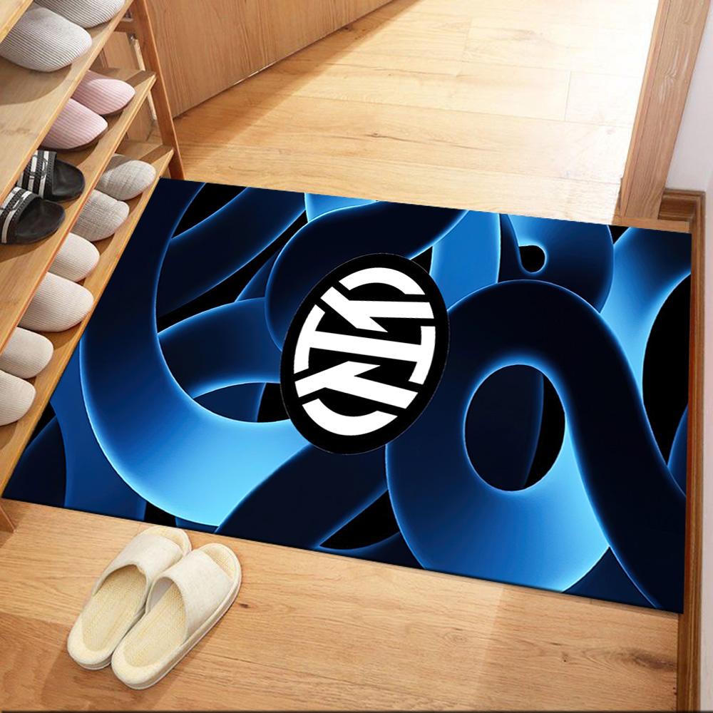 Inter Milan Floor Mat Perfect For Decorate Room Living Rooms Bedrooms Playrooms Antislip Rug Anime Office Decor Birthdaychristmas Gift