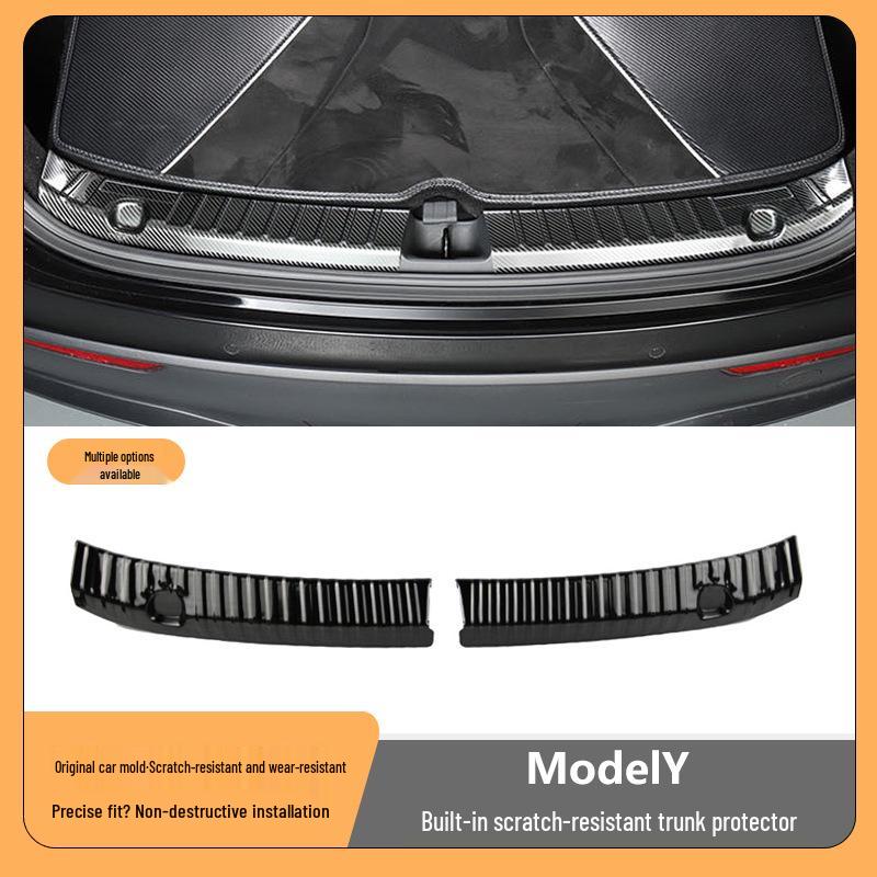 Stainless Steel Rear Trunk Protector for Tesla Model 3/Y/3+ Sill Strip