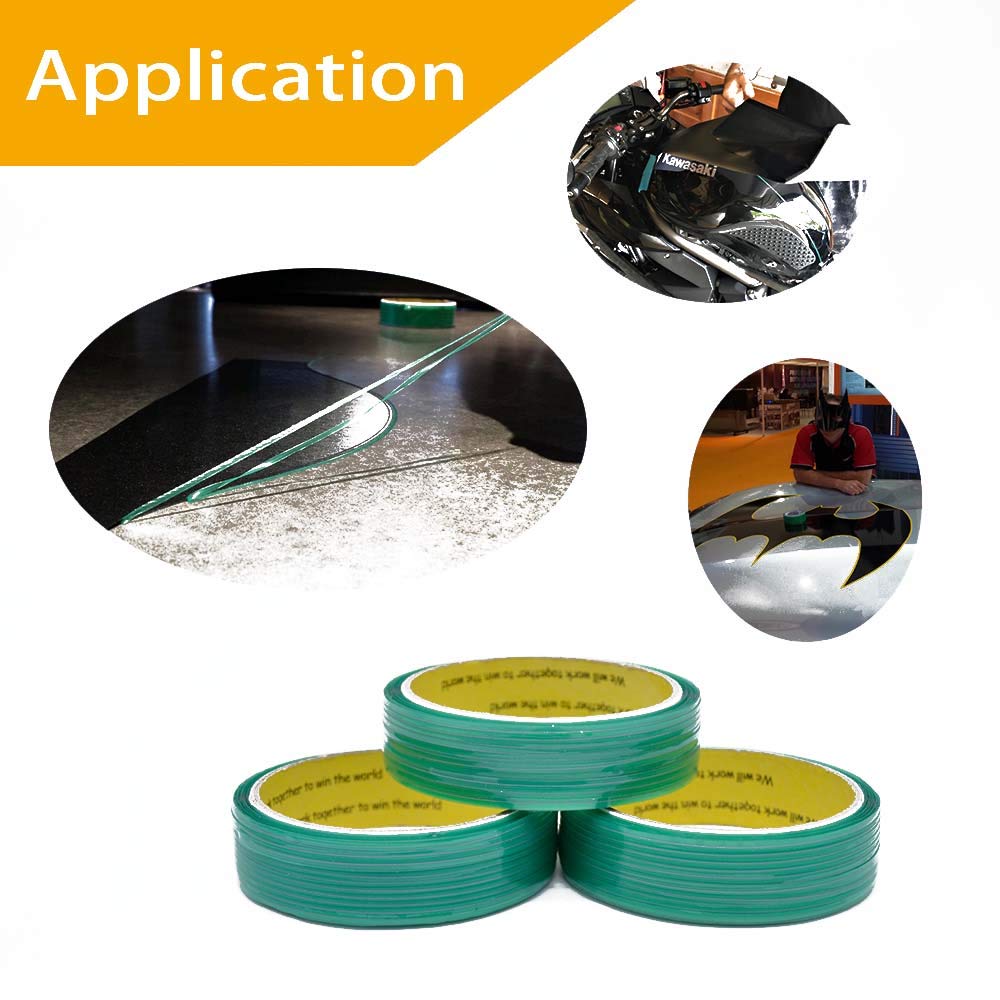 Mock ST Knifeless Tape Design Line Finish Line Vinyl Warp Cutting Tape (50M with Accessories)