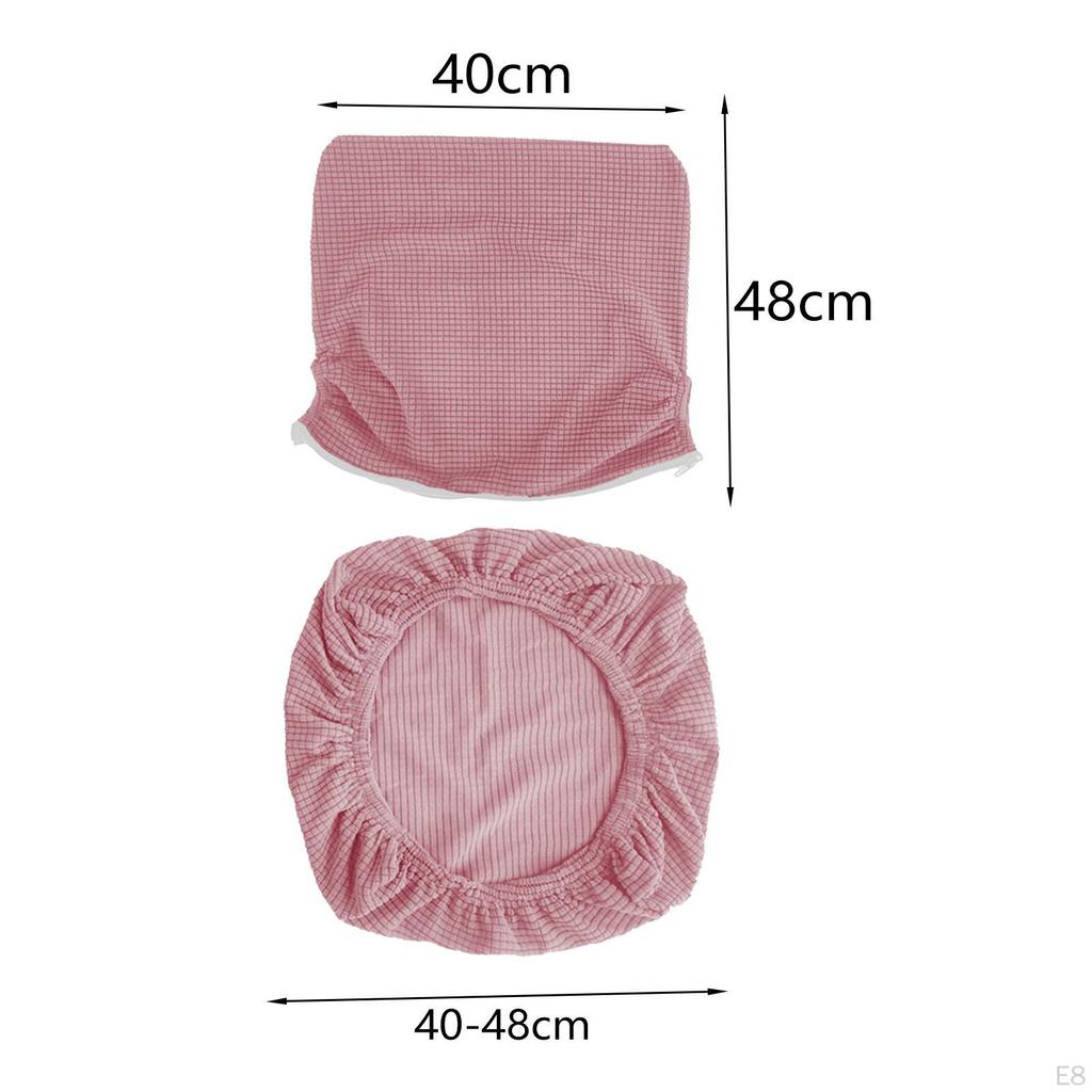 Chair Cover, Dining Stretchable Back Office Seat Protector