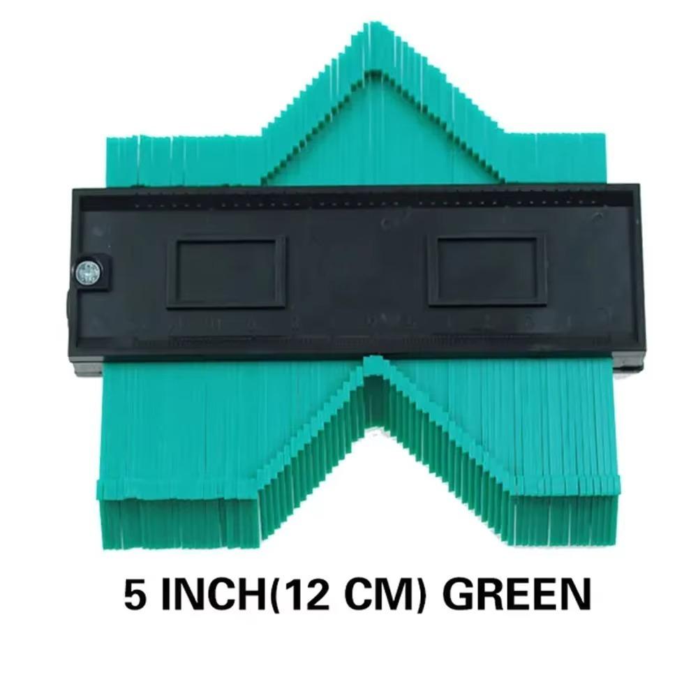 

120mm Contour Gauge Ceramic Tiling Tiles Tool Woodworking Measuring Instrument Line Copier Ruler зелёный
