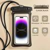 Waterproof Touchscreen Phone Pouch for Swimming, Diving, and Delivery Riders