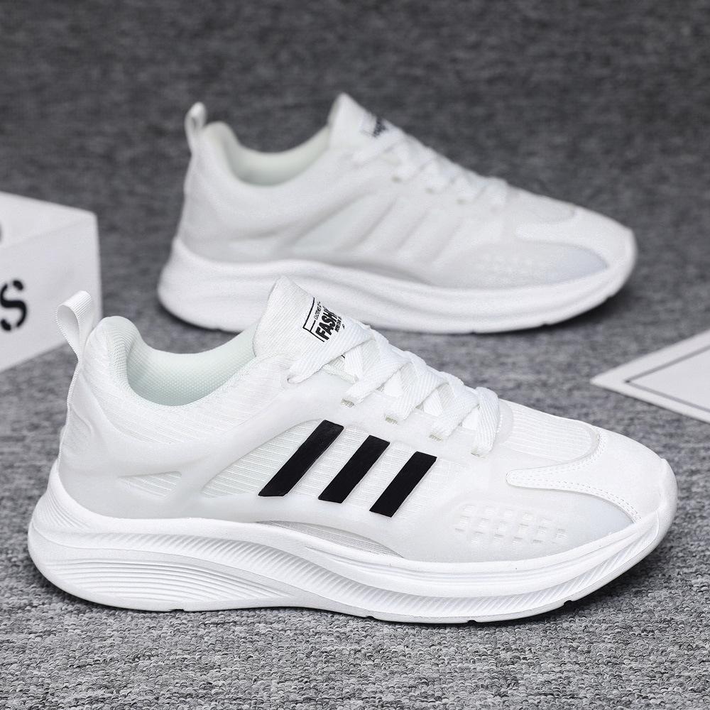 

eva men s shoes cold sticky sneakers light and comfortable mesh casual shoes trendy platform white shoes running shoes men 44 білий