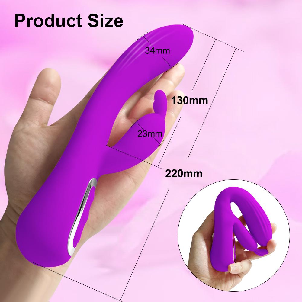G Spot Wibrator Stymulator łechtaczki dla kobiet Masażer silikonowy Tryb ogrzewania Kobieta Dildo Masturbator Sex zabawki