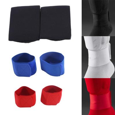 New 2Pcs Shin Guard Fixed Bandage Tape, Adjustable Elastic Wrap To Prevent Drop Off, Soccer Football Leg Pads Safety Strap
