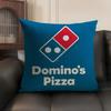 Food Anime D-Domino'S Pizza Cushion Cover Summer Breathable Linen Fabric Double-Sided Printing Sofa Pillow Case Home Decor