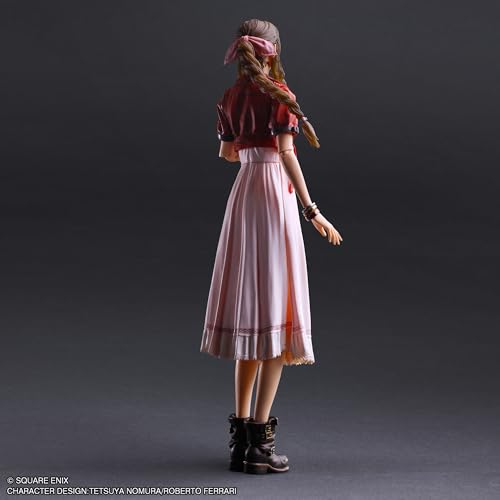 Final Fantasy VII Remake PLAY ARTS Kai Aerith Gainsbourg Reverse PVC Painted Movable Figure
