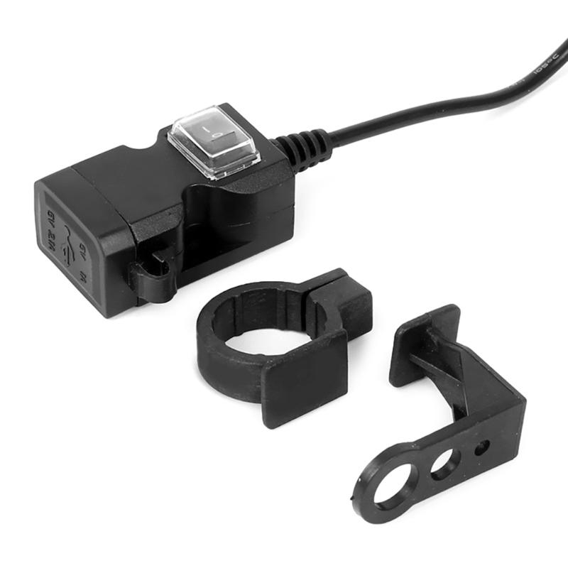 Dual-USB 1.0A2.1A Power Supply Socket For Car Charger-Motorcycle Charger-Adapter