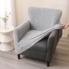 Stripe Tub Armchair Chair Cover Single Sofa Slipcovers Elastic All-Inclusive Couch Protector Covers Bar