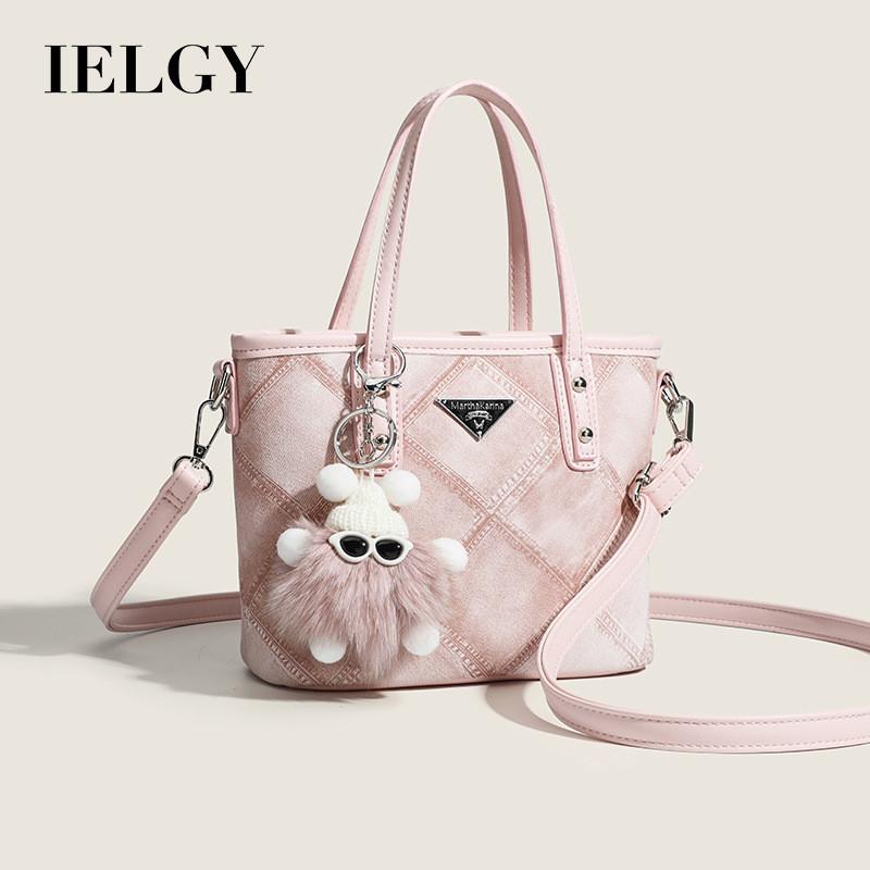 Niche Fashionable Ladies Hand-Carrying Tote Bag High-Value Fashionable Diamond Portable Bucket Bag All-Match Commuter Shoulder Bag