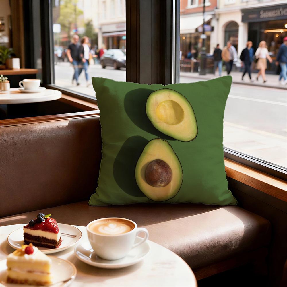 print pattern Avocado print Cushion Cover Decorative Cushion Cushions Covers Cover Sofa 50x50 Pillow 4 Piece 45x45 40x40