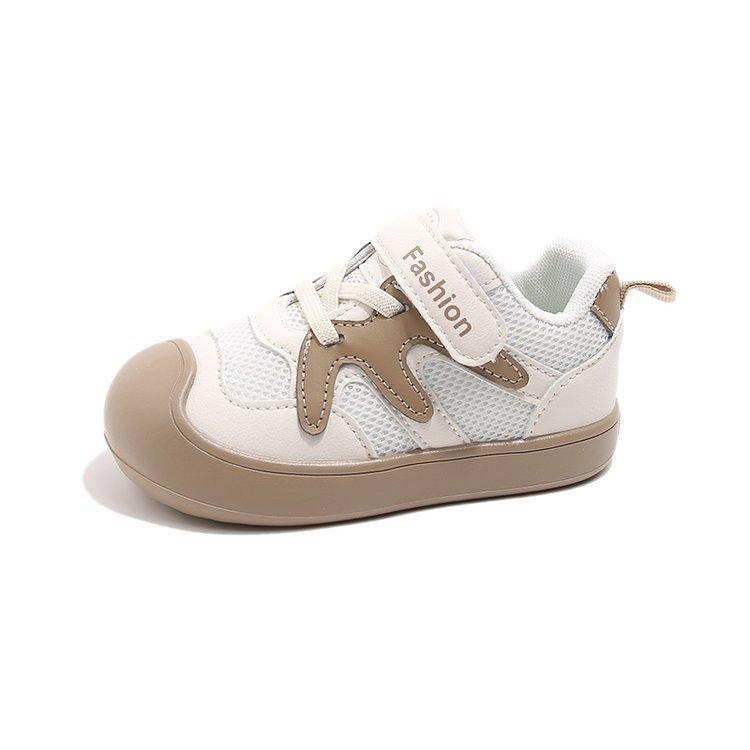 

Children s sports shoes 2025 spring and autumn new girls shoes boys children breathable net shoes baby soft sole non-slip moisture 31 хаки
