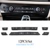 Auto Interieur Accessoires AC Verwarming Knop 12/14 stuks Sleuteldoppen Reparatie Kit Schakelaar Cover Voor BMW 5 6 7 Serie F01 F02 F06 F07 F10 F11