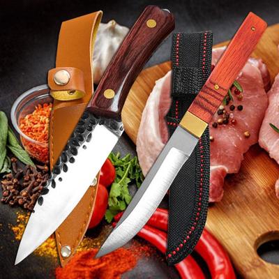 2 adet/takım mutfak balıkçı bıçağı et kemiksi saplı bıçak barbekü bıçağı meyve kesici
