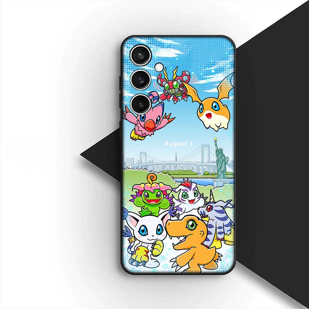 for Samsung Galaxy S24 S25 S23 FE Ultra Plus S7 Edge S25+ S23+ A56 5G Phone Case Digimons Adventure Digitals Digitals Monster