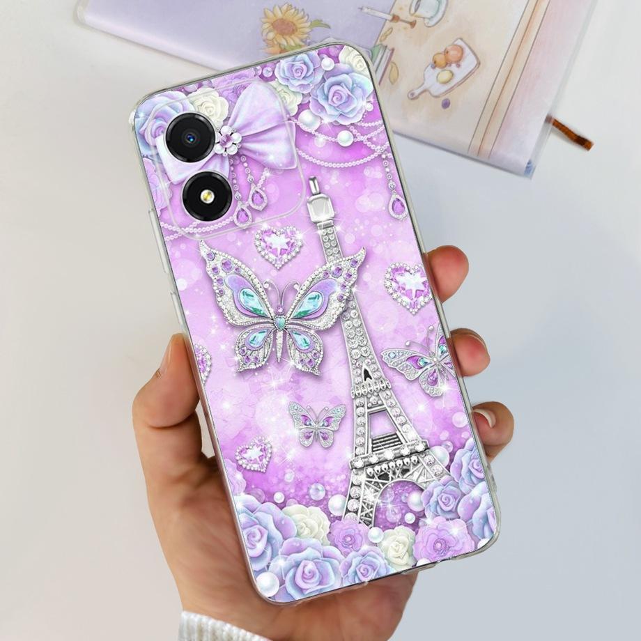 For Honor X5 Plus Case Fashion Colorful Girly Cover Case For HonorX5 Plus Soft Silicone Fundas Phone Case For Honor X5Plus Coque