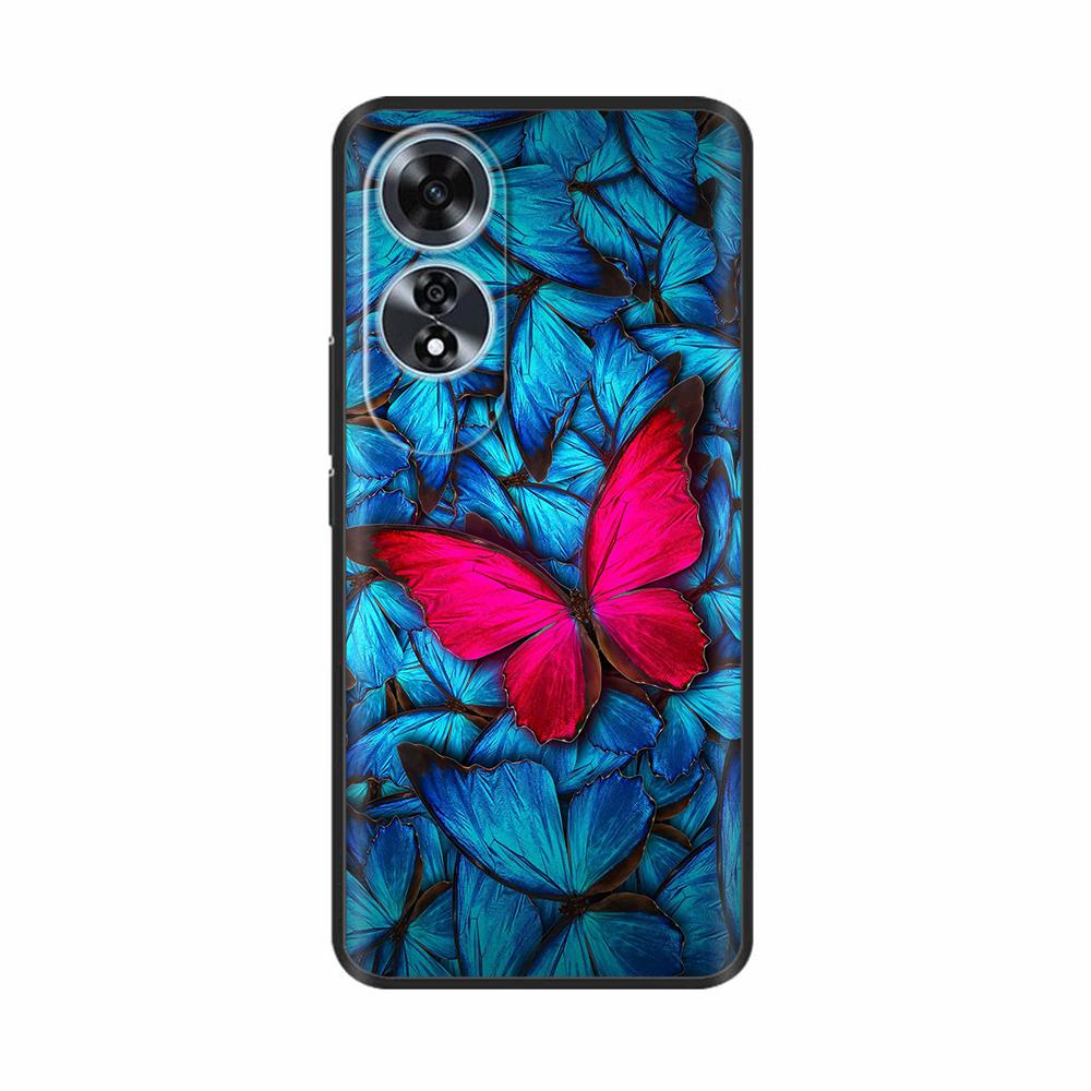 For OPPO A60 4G Case Cover Soft Silicone Bumper Funda For OPPO A60 OPPOA60 4G CPH2631 Phone Cases Shockproof Shell Capa Casing
