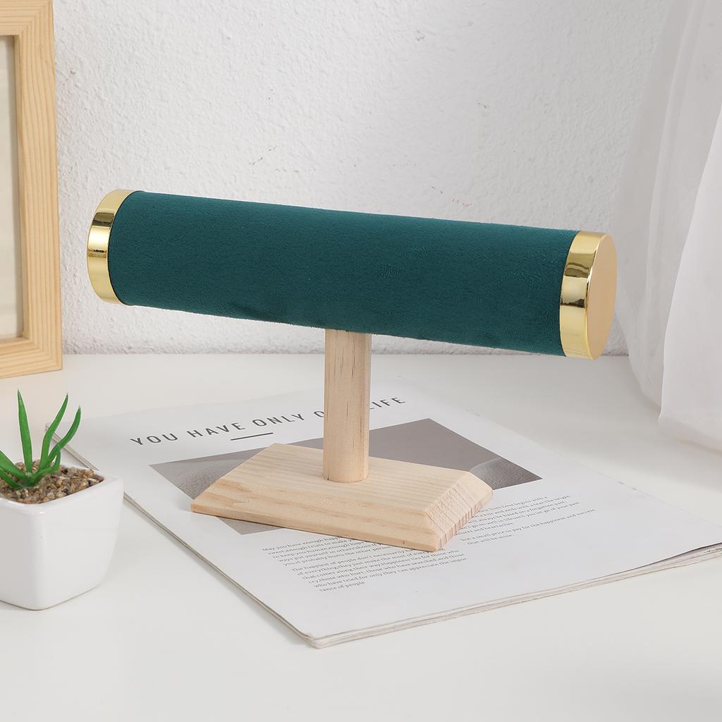 Jewelry Bracelet Display Stand Vertical T Bar Tower Organizer for Hair Band Home Organization Scrunchies Desktop Showcase