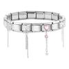Butterfly Bow Knot Zircon Bracelet Links Stainless Steel Bracelet Links  Bracelet Crafting
