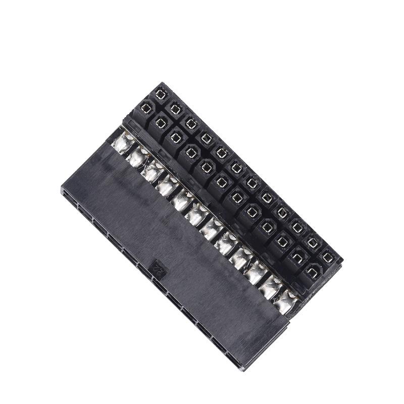 ATX Motherboard 24-Pin Power Supply 90° Connector Adapter - DIY Installation Accessory