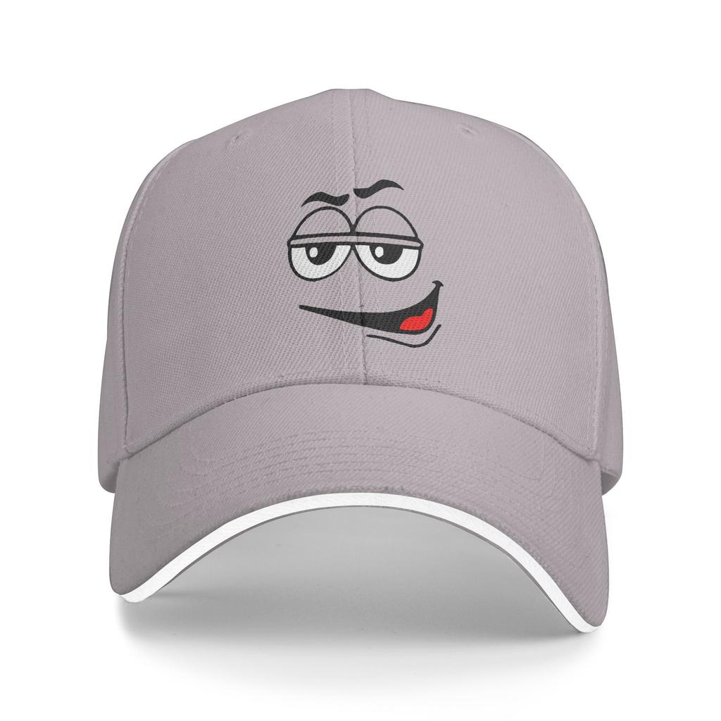 Custom Punk Unisex Cartoon Chocolate Red Candy Face Baseball Cap Adult Adjustable Dad Hat for Unisex WoUnisex Hip Hop Snapback Caps