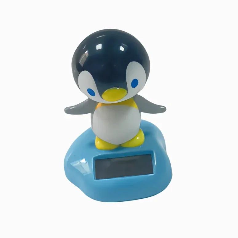 Heta Nya Solenergi Bilinteriör Prydnader Djur Docka Figur Gunga Skaka Modellbil Instrumentbräda Dekoration Roliga Semestergåvor