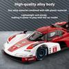1:22 Scale Alloy 963 300SL Car Model Toy Wheel Steering Shock Absorption Sound Light Sports Cars Models for Kids' Edutainment