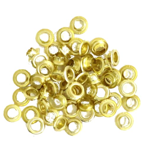 Bigman Single-Sided Eyelet 7mm Brass Plated Replacement Balls (100 Pieces)