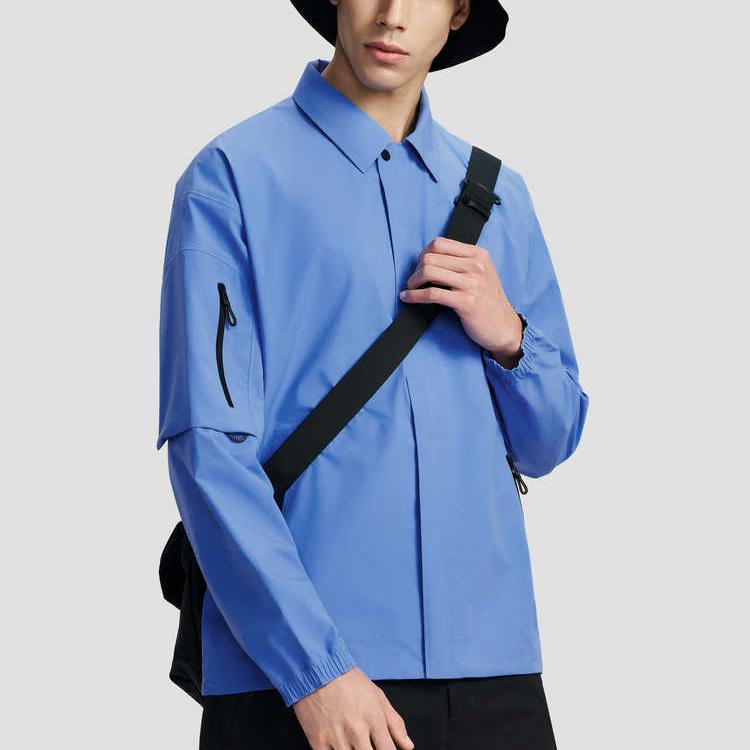 Descente Bleu Series Urban Cycling Waterproof Breathable Sports Woven Jacket Men jackets D5131BJK71