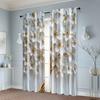 Set Of 2 Popular Curtain Panels Print White Floral Versatile Polyester Without Rod Holiday Kitchen Living Room Perfect For Area