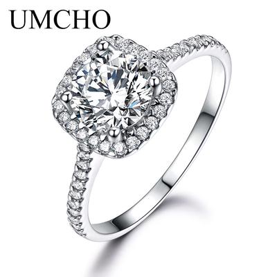 Luxury Bridal Round Cubic Zircon Ring Anniversary Birthday Valentine's Day Jewelry Gifts