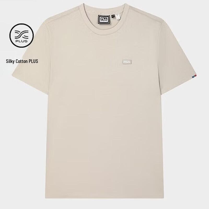 

FILA Couple s Cotton Knitted Short-Sleeve T-Shirt M