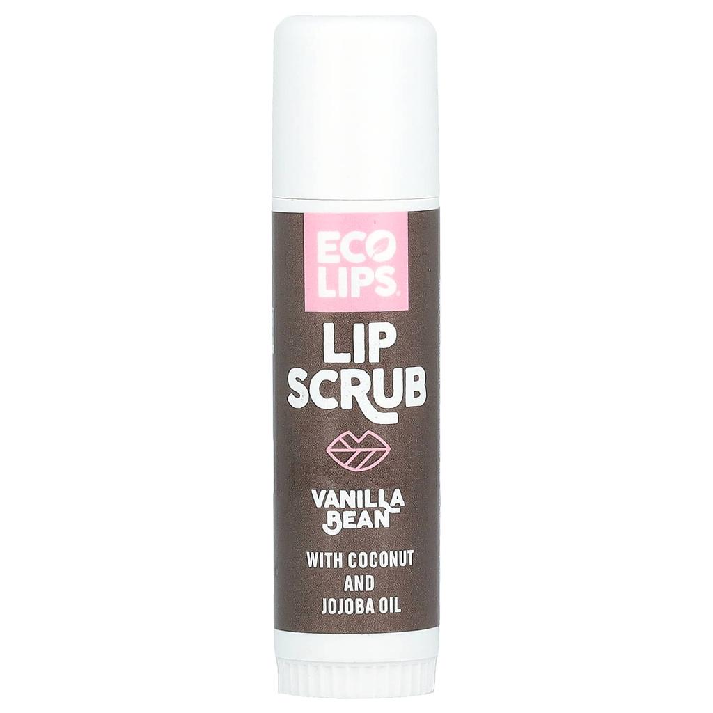 Eco Lips, Gommage pour les lèvres, Gousse de vanille, 0,56 oz (17 grammes)