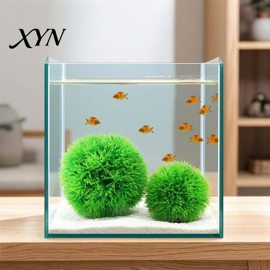 Underwater Artificial Plants Water Plant, Natural Color Dense Grass Shape Aquarium Plants, Soft Plastic Fake for Fish Tank Decoration And Hiding