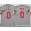 Mens Ohio State Buckeyes Rugby Jersey Training Shirt Cotton Blend Embroidered Football Uniform College Team Practice