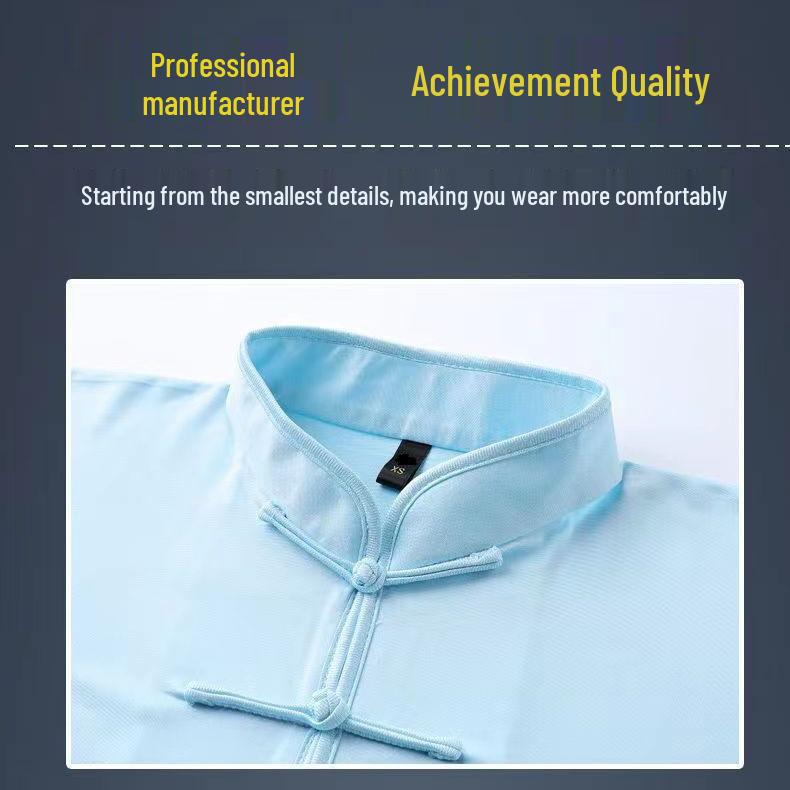 High-End Milk Silk Tai Chi Suit Set for Women and Men - Spring To Autumn Wushu Performance Outfit, Chinese Style