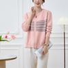 Autumn New Japanese-style Laid-back Retro Zipper Loose Knitted Cardigan Sweater Jacket for Women