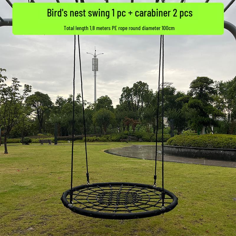 Children's Indoor/Outdoor Climbing and Swing Training Set with Rope Ladder
