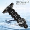 Black Pull Beads 9.5cm Giant Big Head Dildo Anal Plug Fisting Adult Products