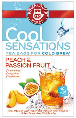 Japan Green Tea Center Pompadour Peach & Passion Fruit 45g X 2 Tea Bags