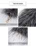Faux Fur Fox Tail Bag Charm - Schoolbag & Car Keychain Accessory