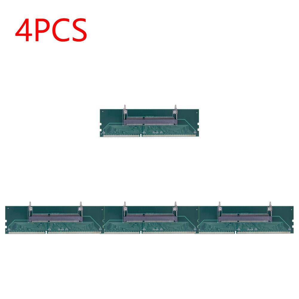 1-5pcs DDR3 DDR4 Adaptador de Memória de Laptop para Desktop SO-DIMM para PC DIMM Cartão Conector Cartão Conector Memória RAM