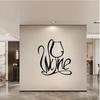 Wine Theme Metal Wall Sculpture Heavy Duty Iron Art Black Grape Design Wine Lover Gift Home Bar Decor