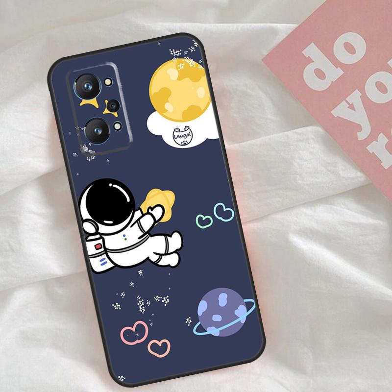 Star Astronaut Cute Case For Realme C75 C63 C61 C65 C67 C55 C51 C53 C35 C71 15 11 12 13 14 Pro Plus GT6 GT7 Pro