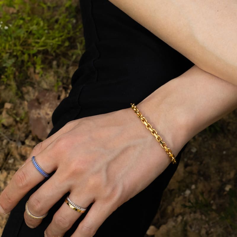 BE/GINS Larin Anchor Chain Solid Bracelet