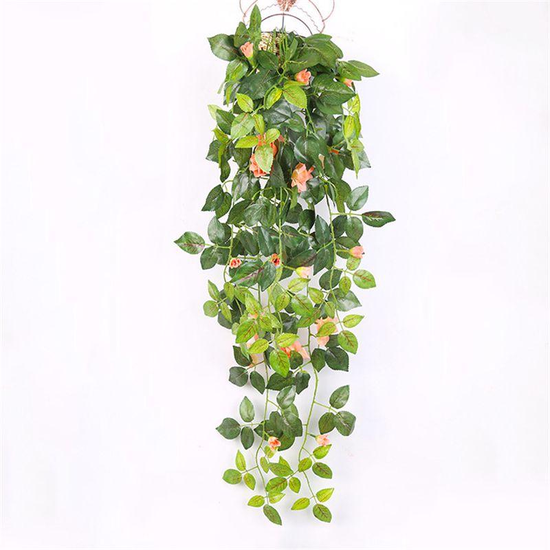 Beautifully Realistic 90 Cm Fake Silk Rose Vine For Perfect Home Decoration And Hanging Decor