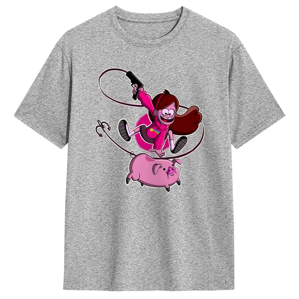 Mabel TShirt Summer GGravity Falls Hippie T Shirts Unisex Cotton O Neck Plus Size 5XL Tees Short Sleeve Streetwear Tops