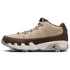 Happy Life Wood x Air 9 Low Golf Woodgrain Tênis Masculinos Marrom Cânhamo Terra FN6929-200