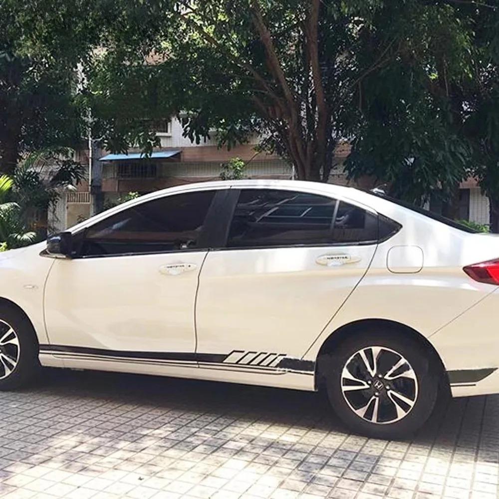 Car Side Stripe Vinyl Decal Sticker for Mercedes Benz AMG Series Waterproof Body Decoration Racing Style Auto Accessories