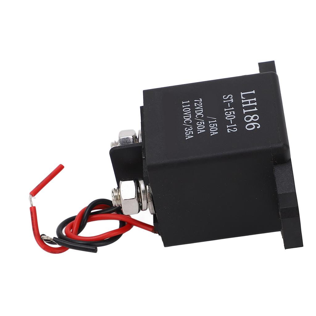 Starter Relay Brass Coil 2 Terminal Starter Solenoid Relay High Load Current for Automobile 12V DC